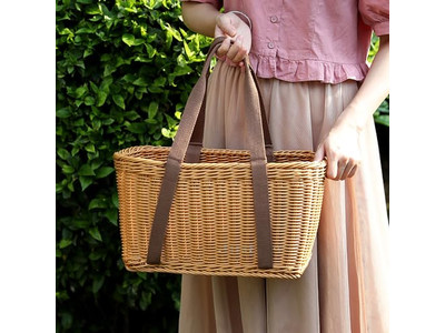 ビクニックバスケット ブランケット付き 小型ピクニックギフト 手作りウッドチップバックパックキット