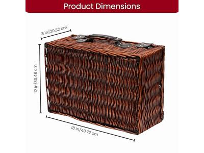 コットンピクニックバスケットキッズプラスチックポータブル断熱木製蓋マッシュルーム
