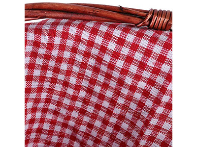 ミニピクニックバスケット パーティーフェイバー 木製トイバスケット ハッピーベスト 折りたたみ式シングル