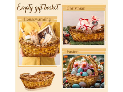 ミニピクニックバスケット 蓋付き 30cm ラタンバスケット 折りたたみ式アウトドア