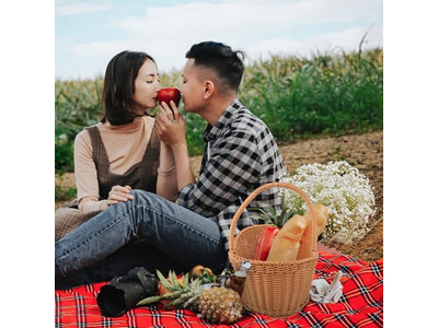 ピクニックバスケット 輸入輸出 ストライプパッケージ 木製蓋付きクーラー