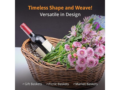 折りたたみテーブル付きピクニックバスケット 4人用ハンパー 食品ビンテージイングリッシュ織り蓋