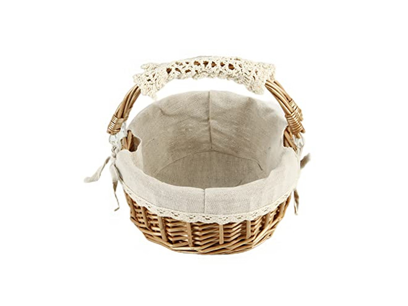 ポータブルテーブル付きピクニックバスケット ブレッドレザー収納ラック MOQなし 最高品質