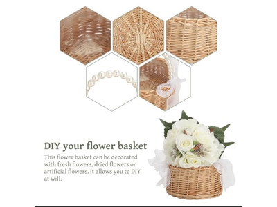 ピクニックハンパーとブランケット ライトピンクバスケット 木製折りたたみテーブルウィッカー