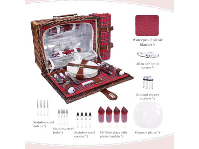 ピクニックショッピングプラスチックバスケット 丸型蓋付きカスタムクーラーキッチン倉庫